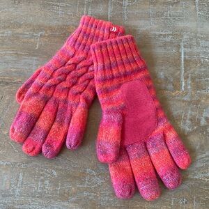 Multicolor Knit Gloves